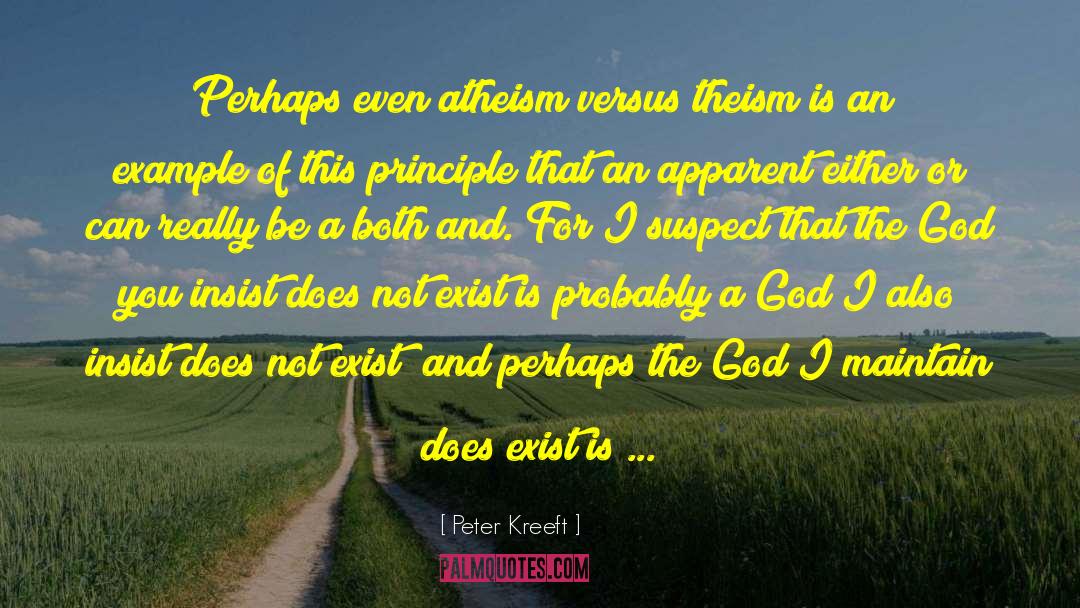 Theism quotes by Peter Kreeft