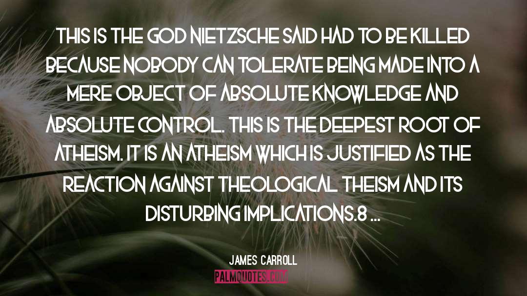 Theism quotes by James Carroll