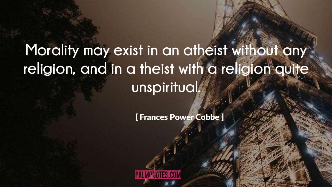 Theist quotes by Frances Power Cobbe