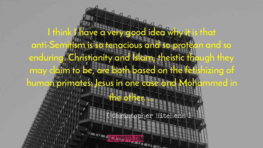 Theistic Aboslutism quotes by Christopher Hitchens