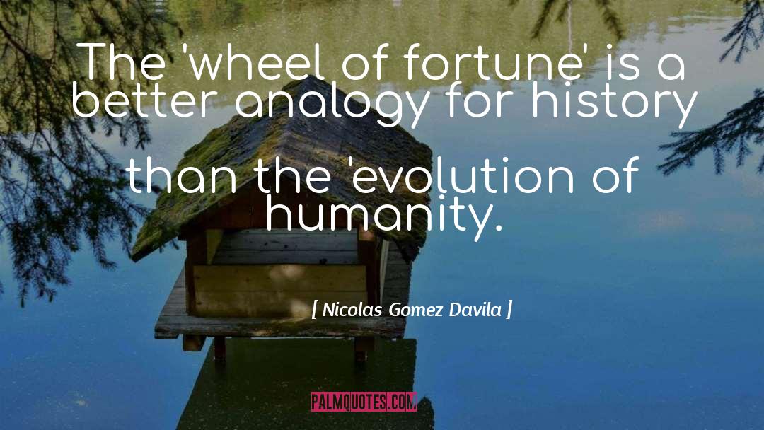 Theistic Evolution quotes by Nicolas Gomez Davila