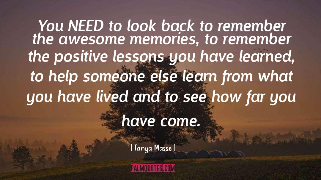 Then Come Back quotes by Tanya Masse