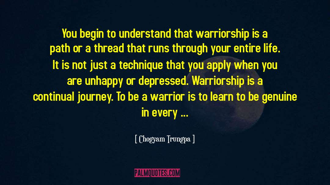 Thenn Warriors quotes by Chogyam Trungpa