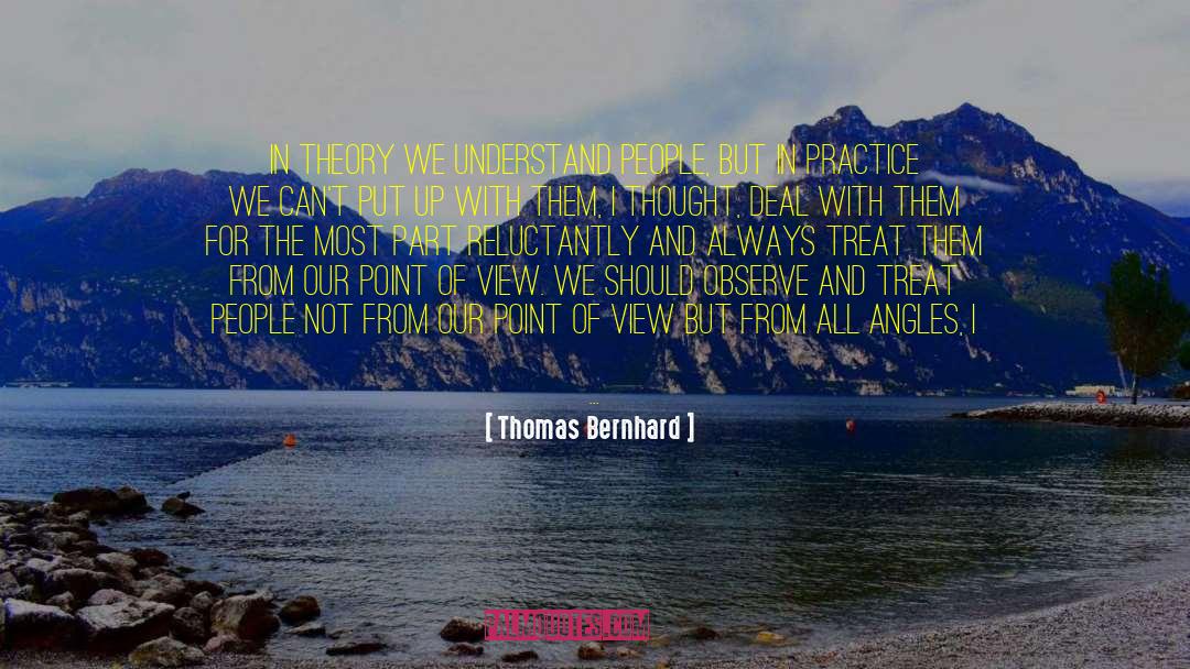 Theocentric Theory quotes by Thomas Bernhard