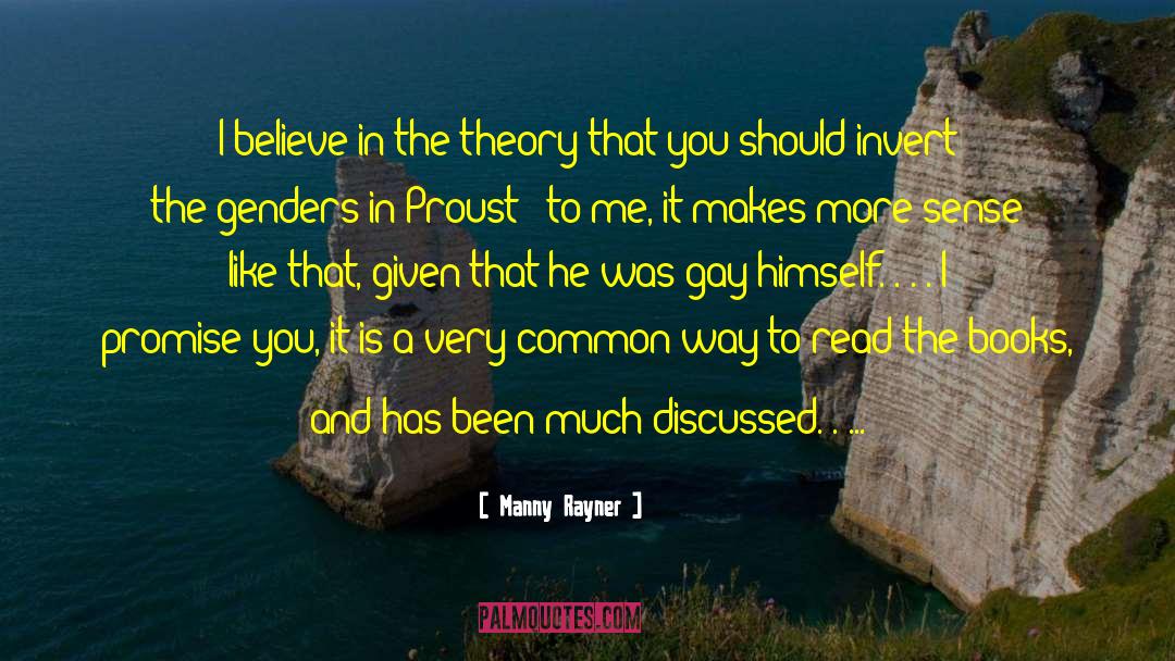 Theocentric Theory quotes by Manny Rayner