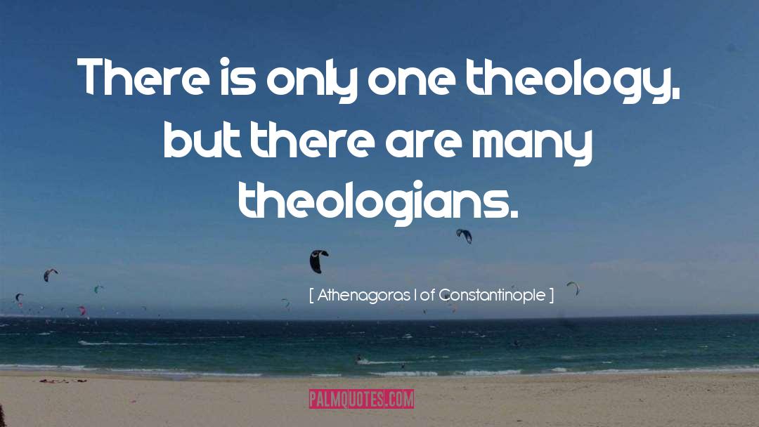 Theologian quotes by Athenagoras I Of Constantinople