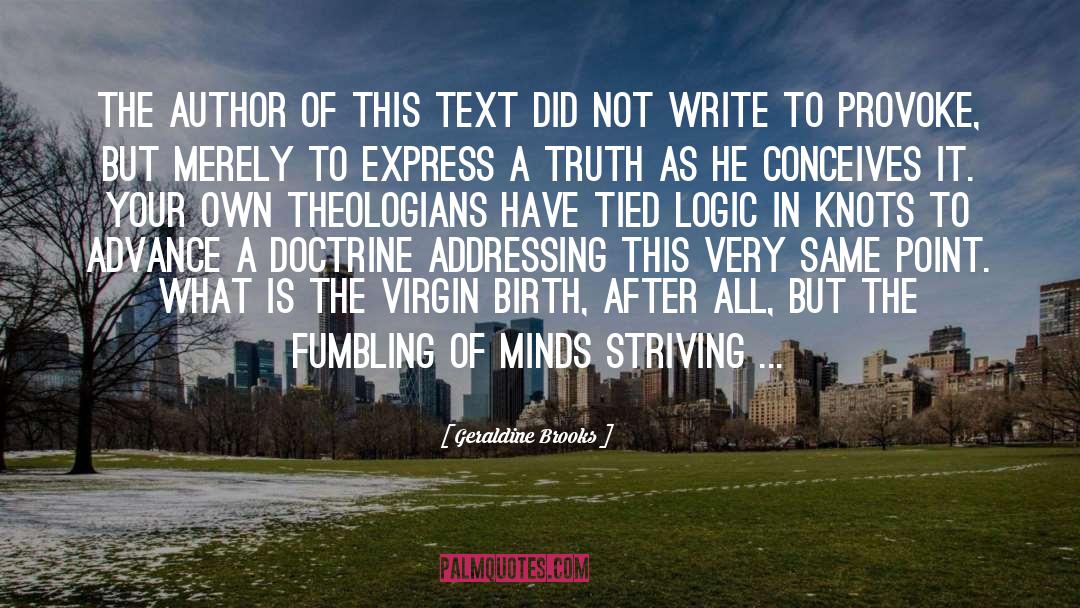 Theologians quotes by Geraldine Brooks