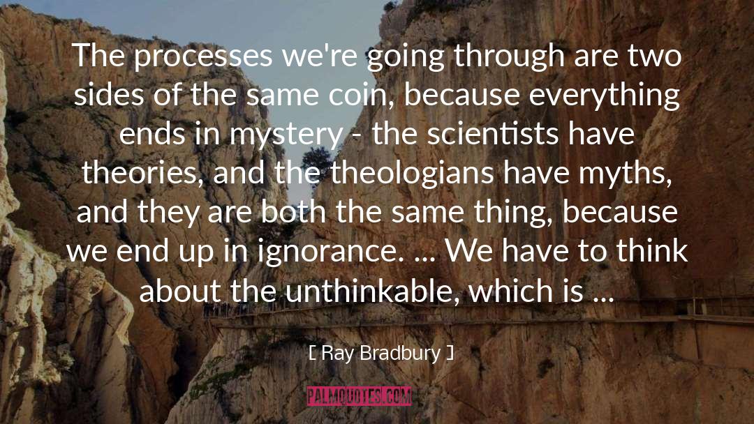 Theologians quotes by Ray Bradbury