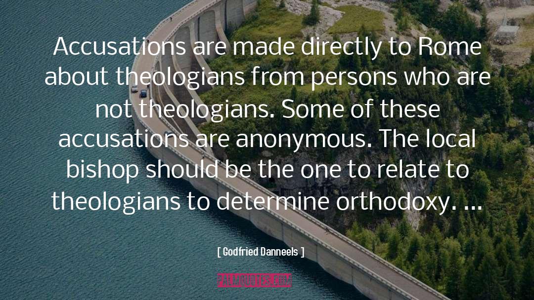 Theologians quotes by Godfried Danneels