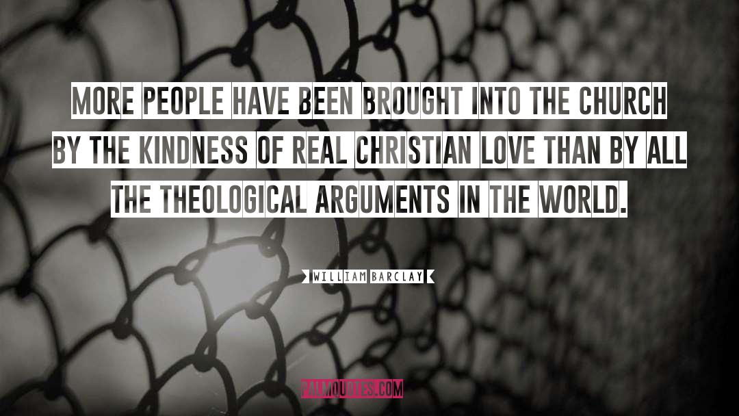 Theological Arguments quotes by William Barclay