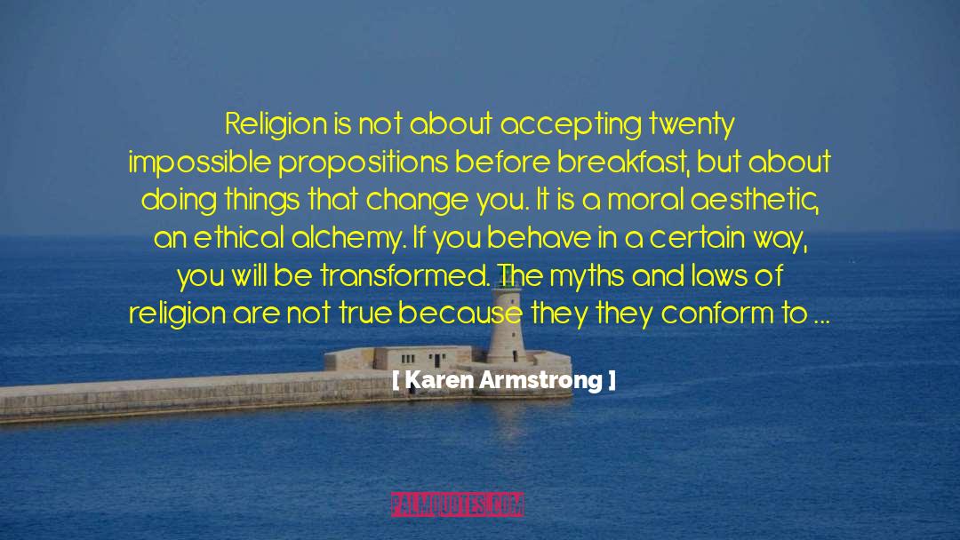 Theology Of Religions quotes by Karen Armstrong