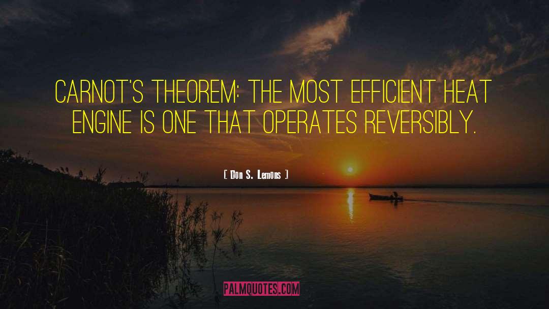 Theorem quotes by Don S. Lemons