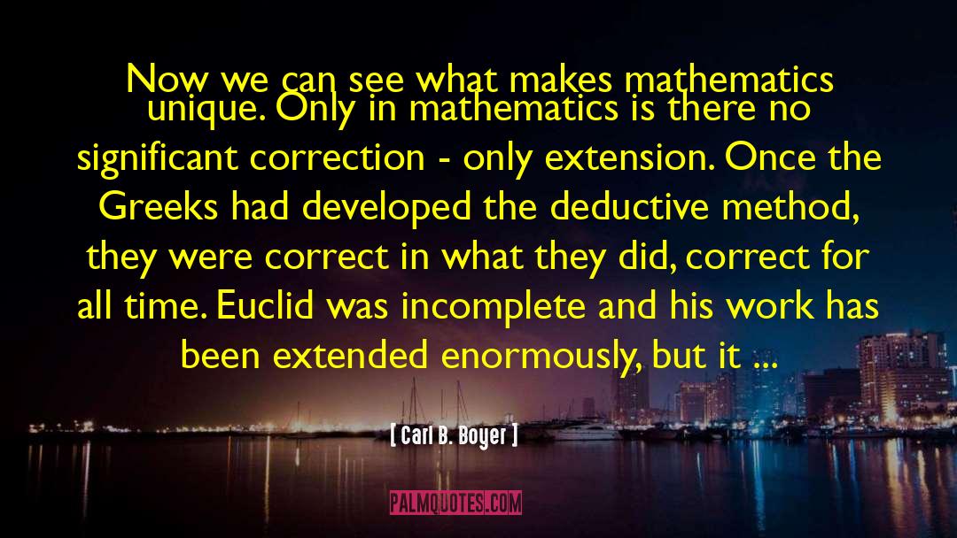 Theorems quotes by Carl B. Boyer