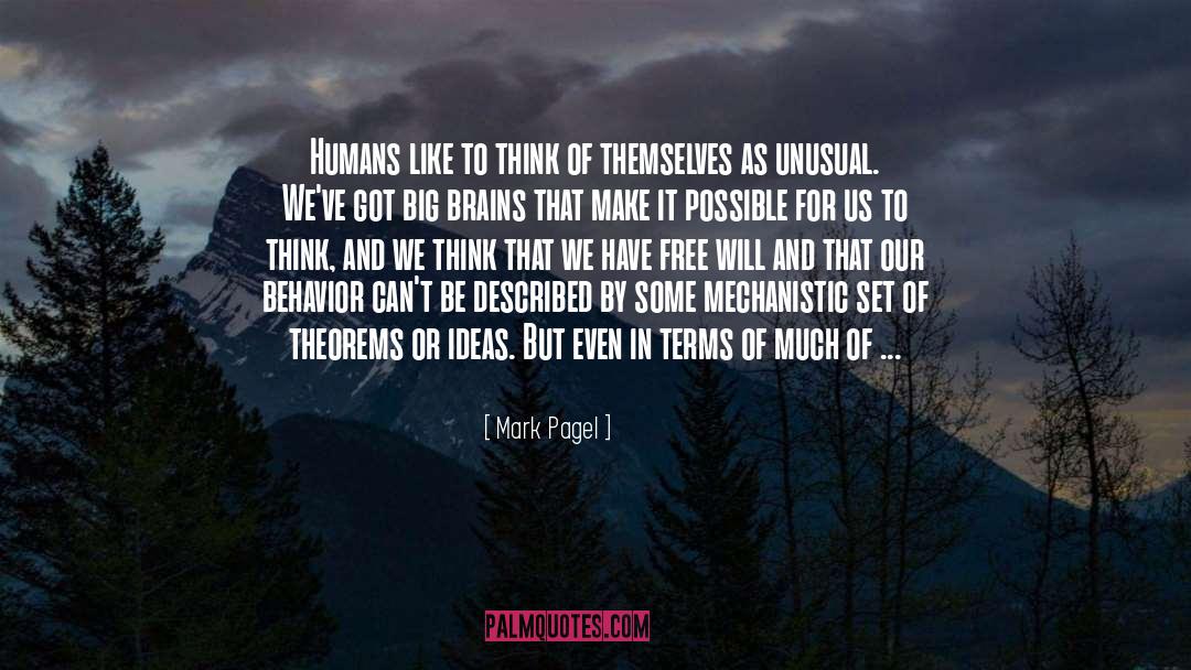 Theorems quotes by Mark Pagel