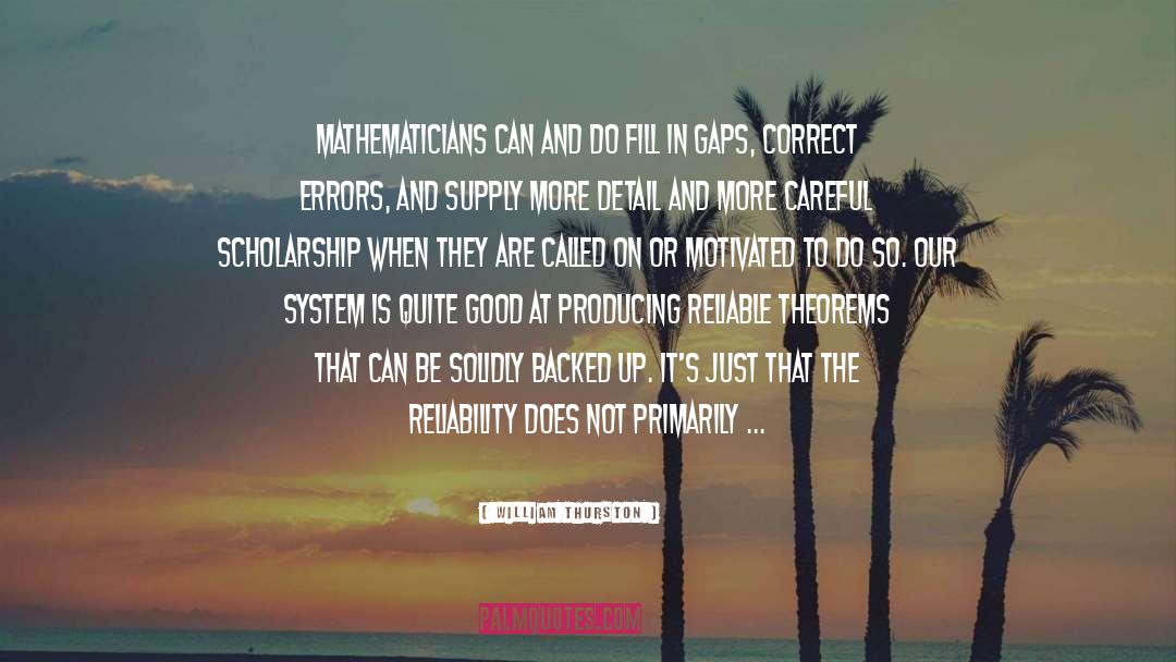 Theorems quotes by William Thurston