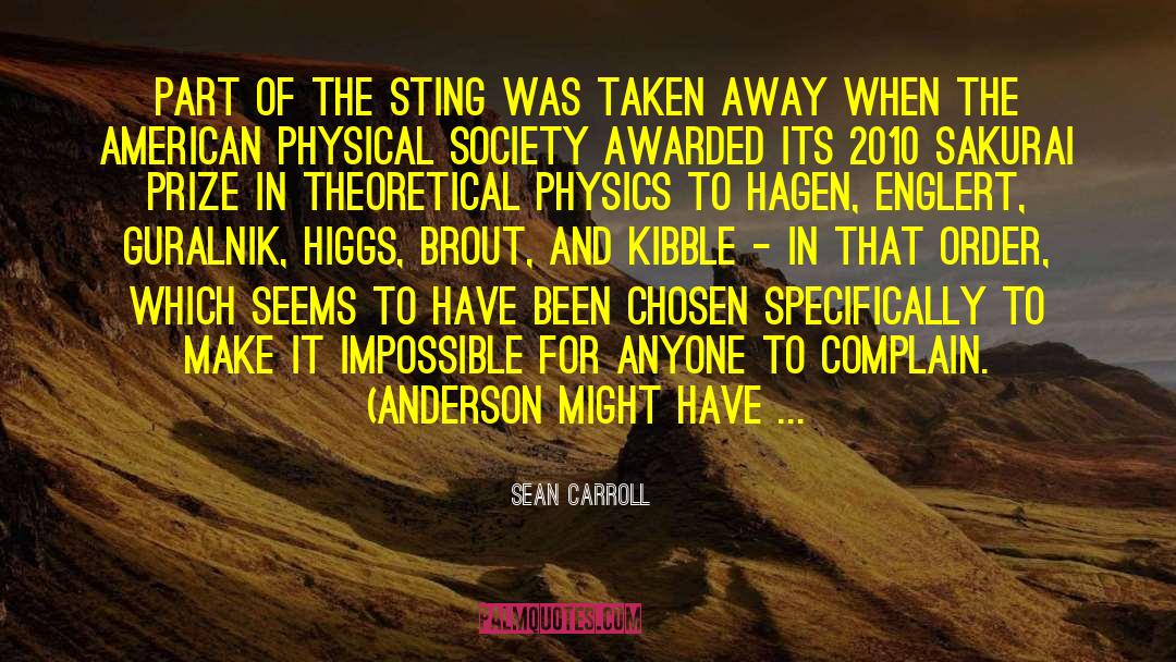 Theoretical Physics quotes by Sean Carroll