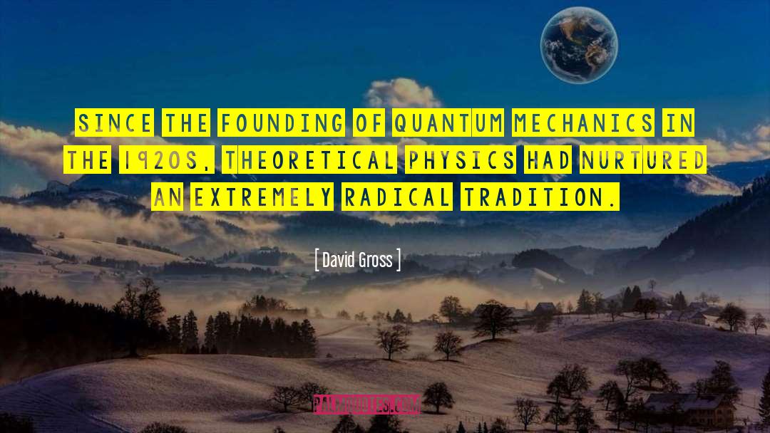 Theoretical Physics quotes by David Gross