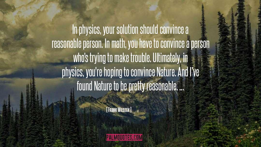 Theoretical Physics quotes by Frank Wilczek