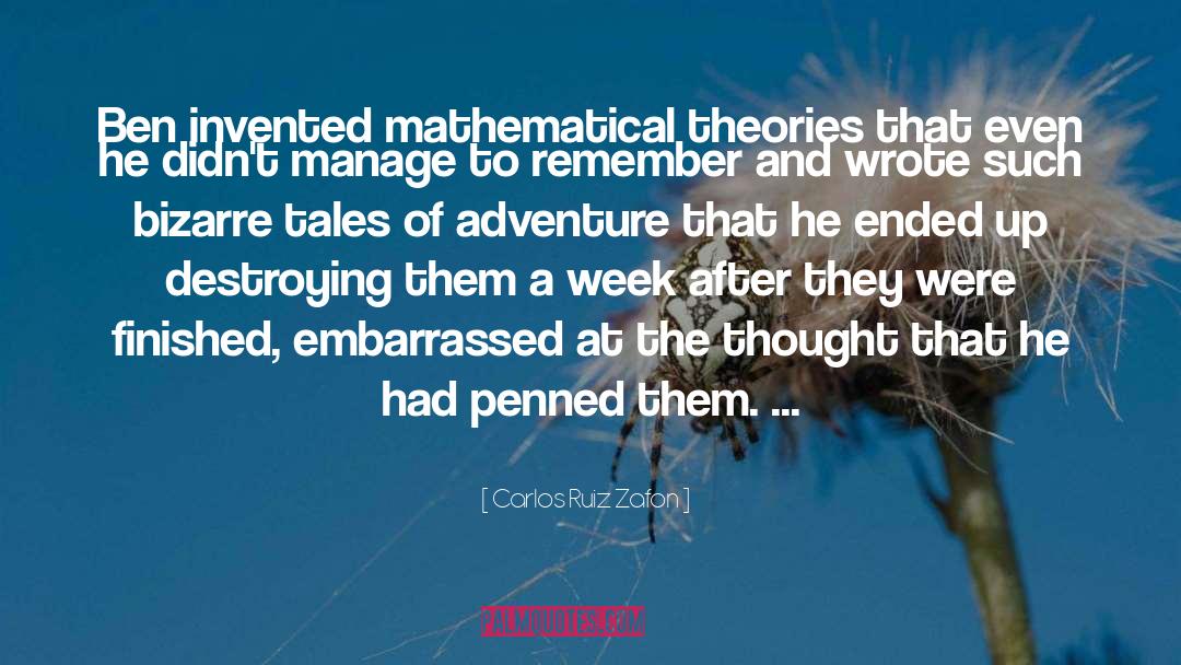 Theories Of Relativity quotes by Carlos Ruiz Zafon