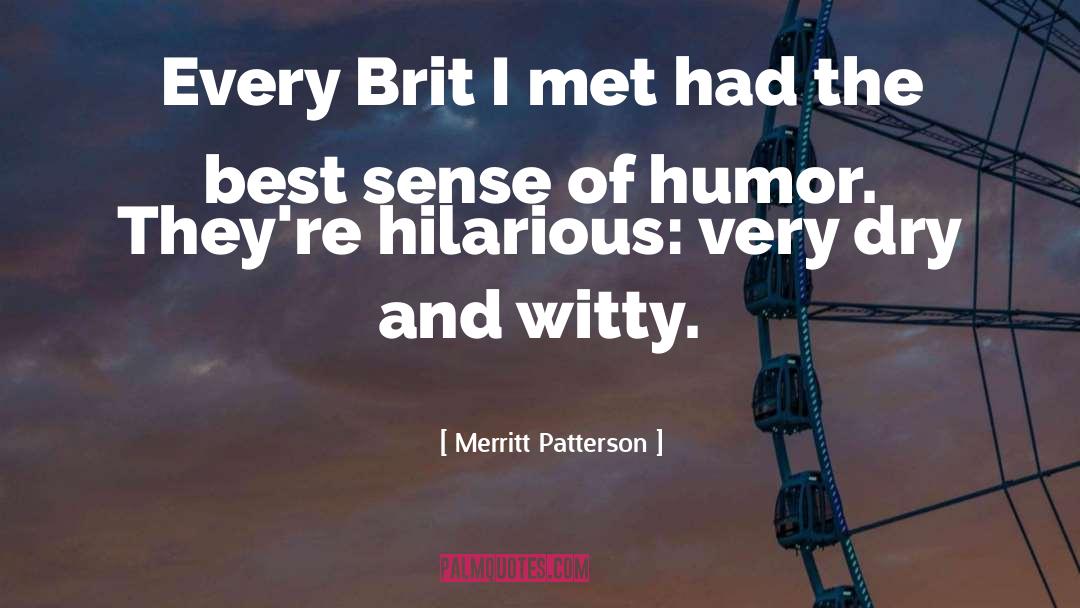 Theories Vs Humor quotes by Merritt Patterson