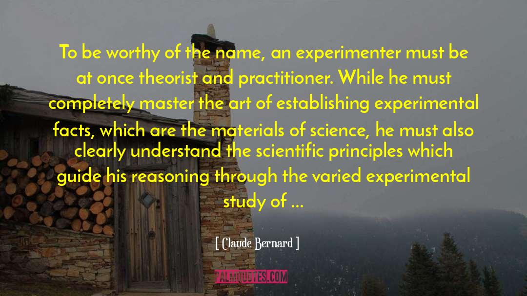 Theorist quotes by Claude Bernard