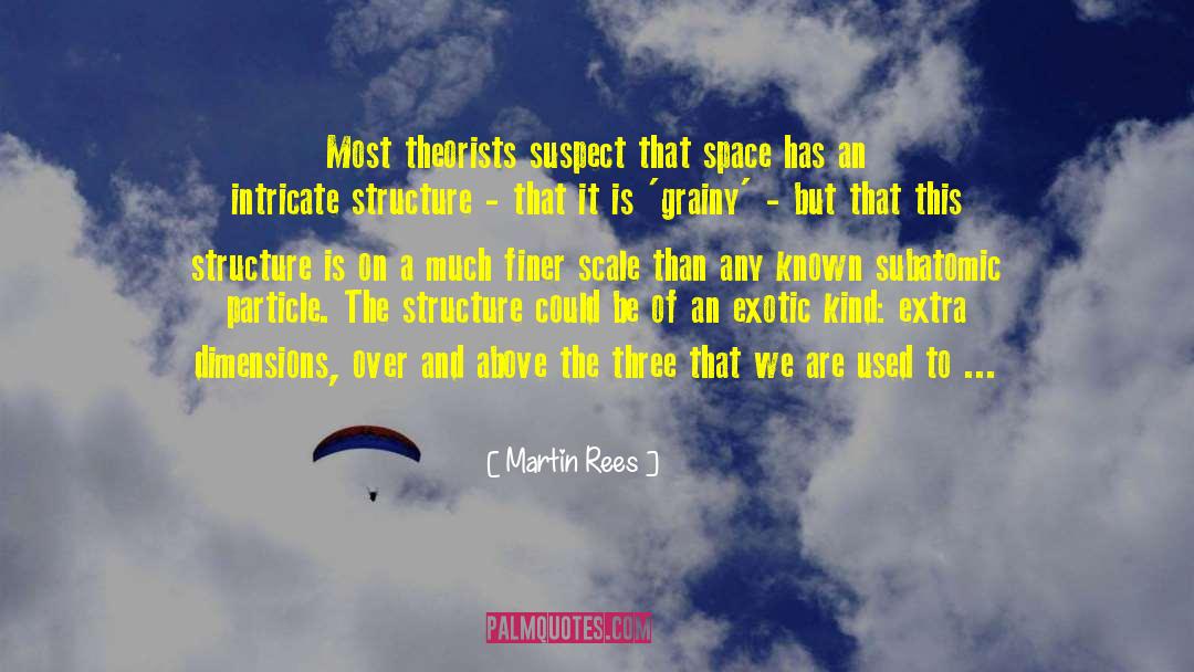 Theorists quotes by Martin Rees