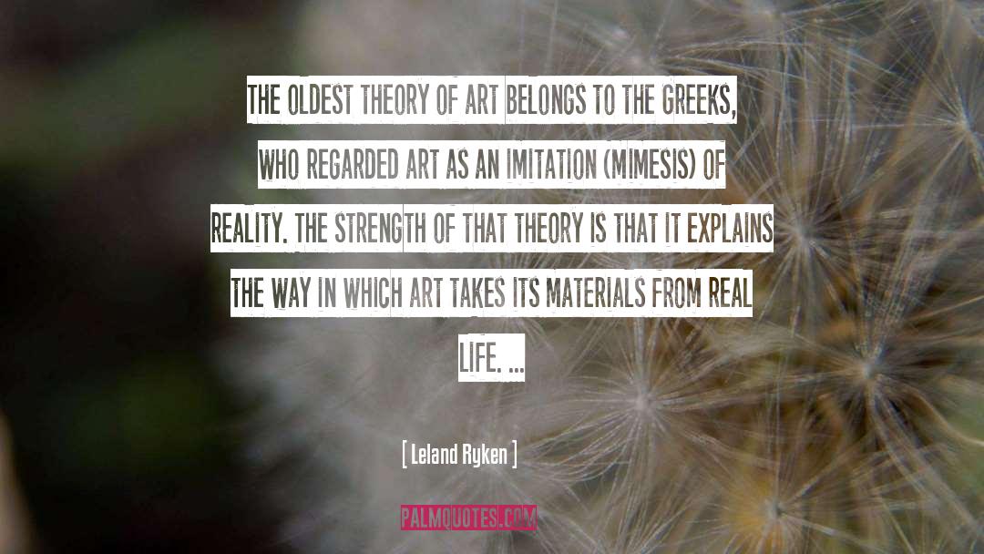 Theory Of Art quotes by Leland Ryken