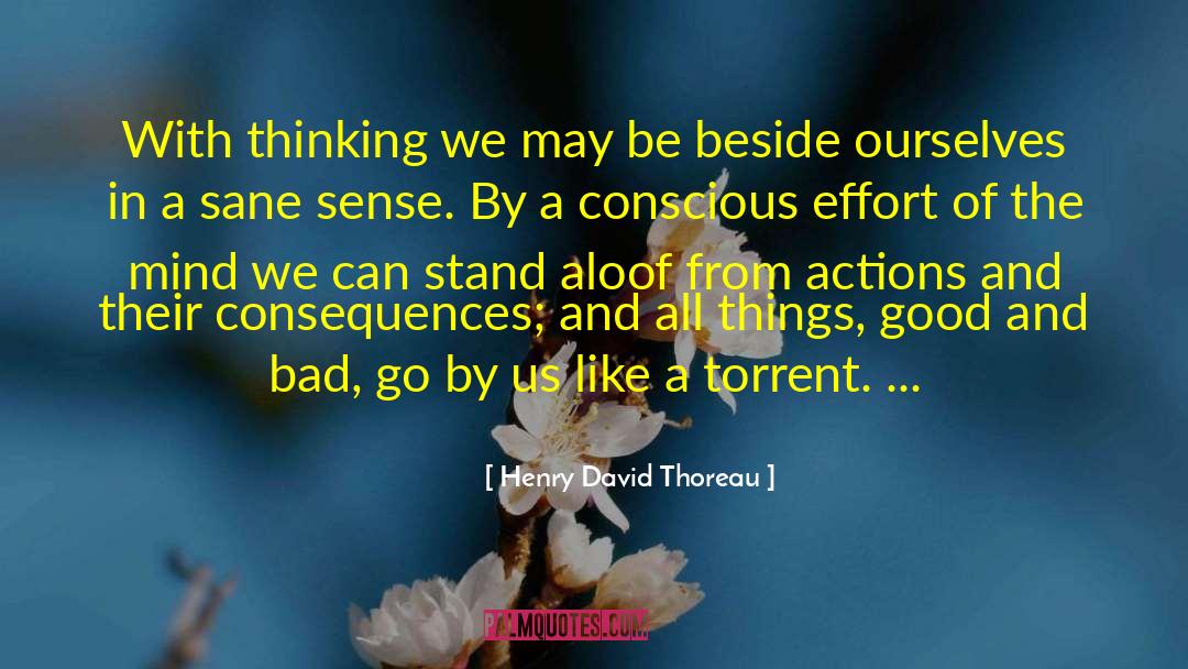 Theory Of Consequences quotes by Henry David Thoreau
