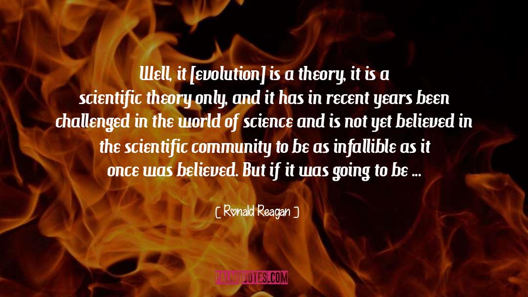 Theory Of Heat quotes by Ronald Reagan