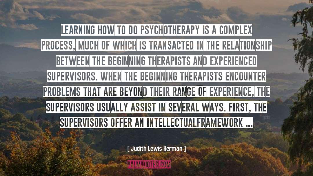 Therapists quotes by Judith Lewis Herman