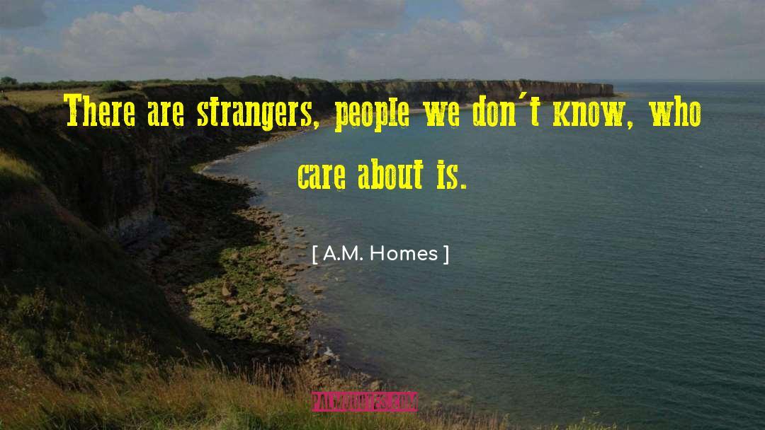 There Are People Suffering More quotes by A.M. Homes