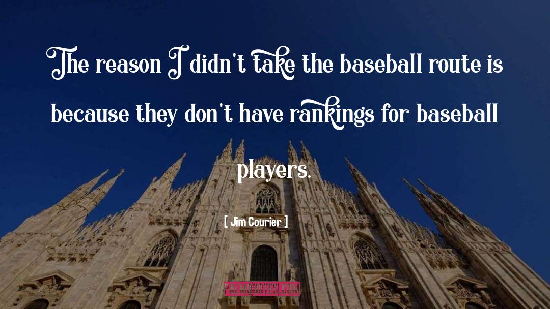 There Is No Crying In Baseball quotes by Jim Courier