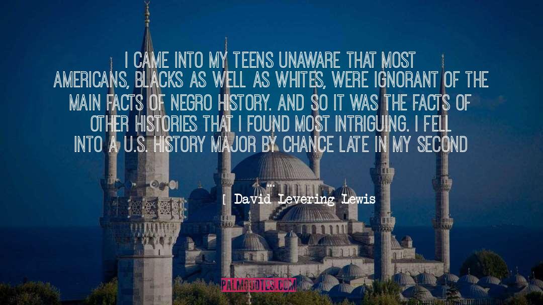 There S A Chance quotes by David Levering Lewis