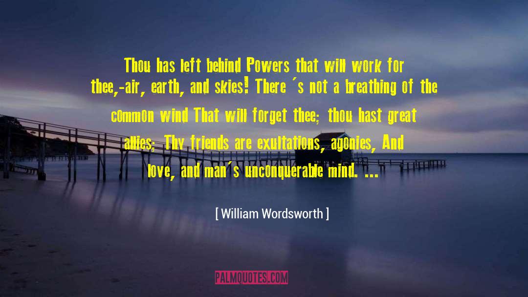 There S quotes by William Wordsworth
