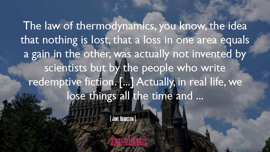 Thermodynamics quotes by Jane Hamilton