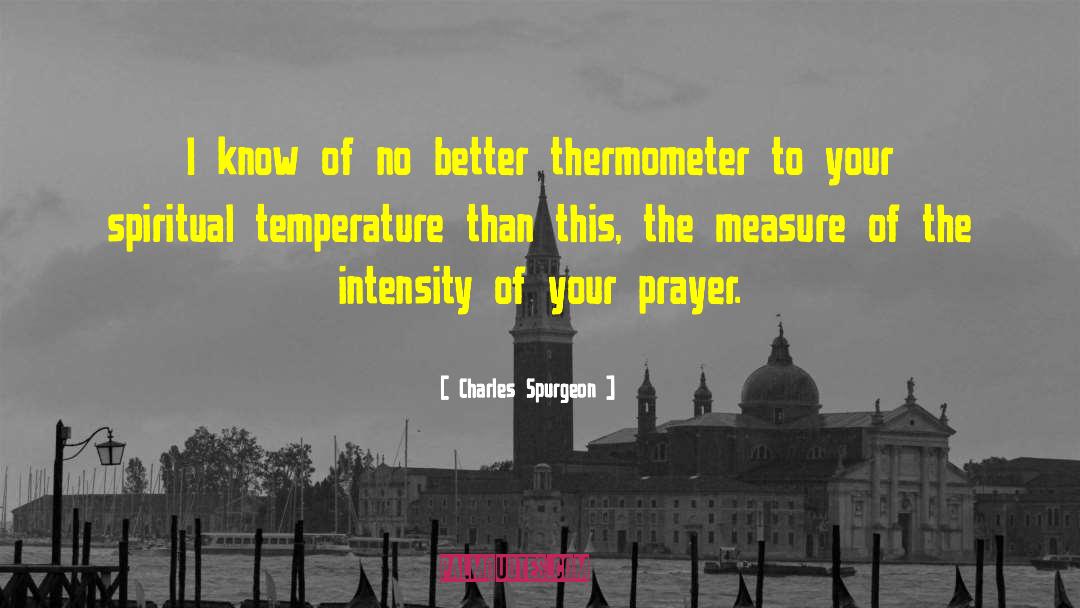 Thermometer quotes by Charles Spurgeon