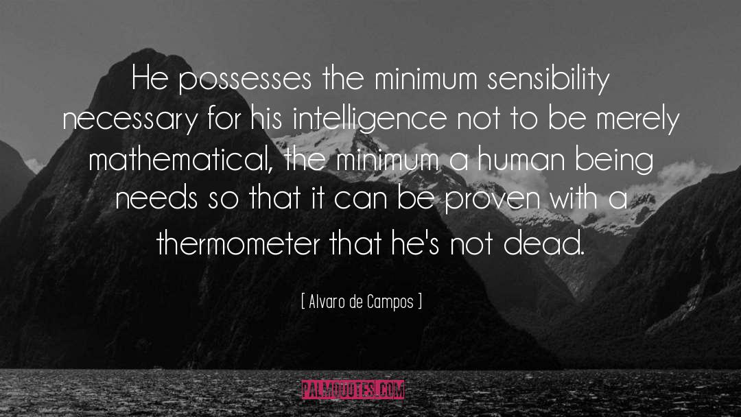Thermometer quotes by Alvaro De Campos