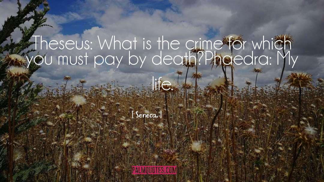 Theseus quotes by Seneca.