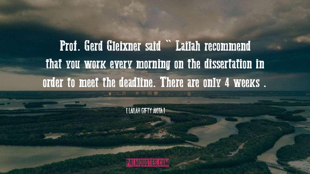 Thesis quotes by Lailah Gifty Akita