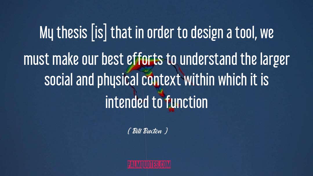 Thesis quotes by Bill Buxton