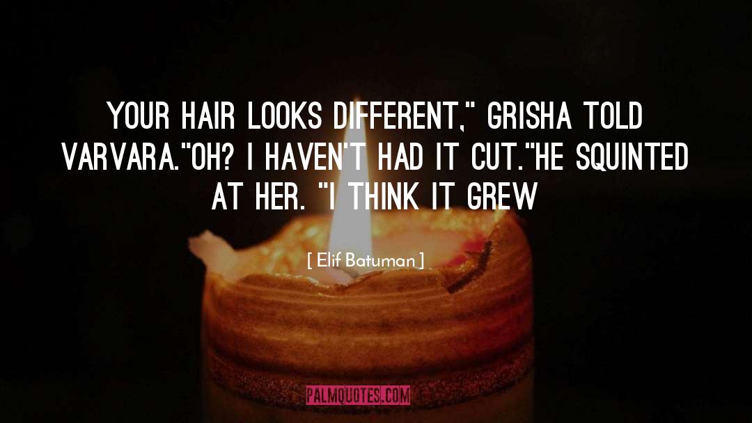 Thick Hair quotes by Elif Batuman