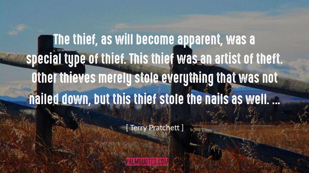 Thievery quotes by Terry Pratchett