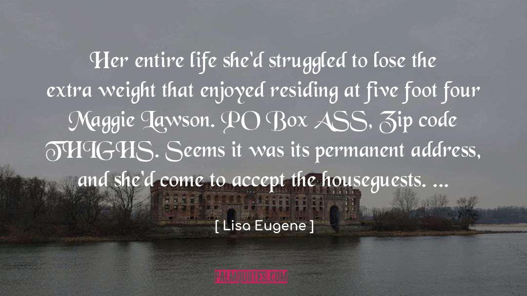 Thighs quotes by Lisa Eugene