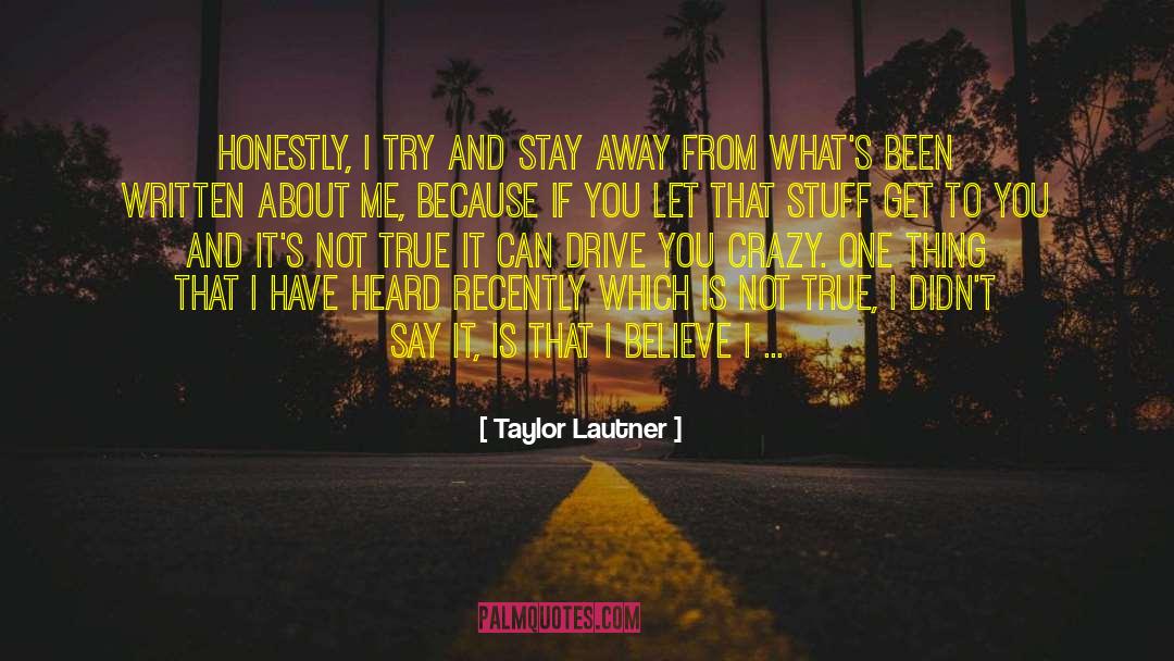 Thing And Wings quotes by Taylor Lautner