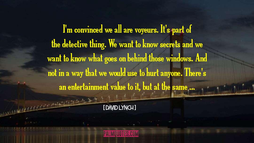 Things Are Not What They Seem quotes by David Lynch