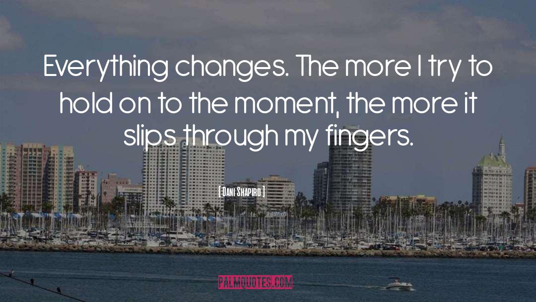 Things Change quotes by Dani Shapiro
