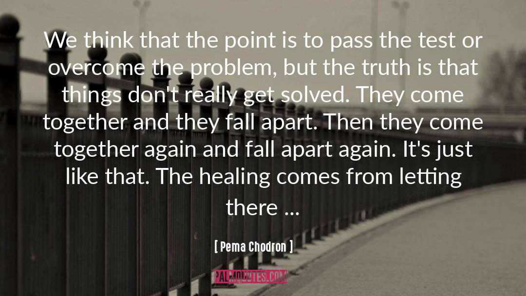 Things Fall Apart Important quotes by Pema Chodron