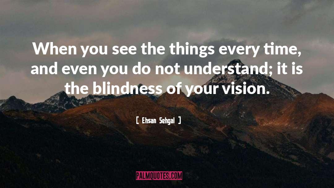 Things Not Seen quotes by Ehsan Sehgal
