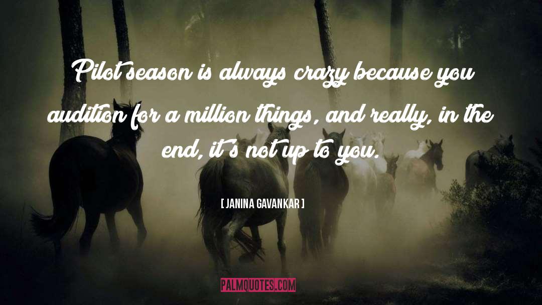 Things quotes by Janina Gavankar