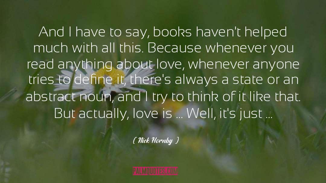 Things That Define You quotes by Nick Hornby